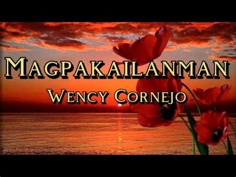 magpakailanman lyrics mel tiangco|Wency Cornejo – Magpakailanman Lyrics .